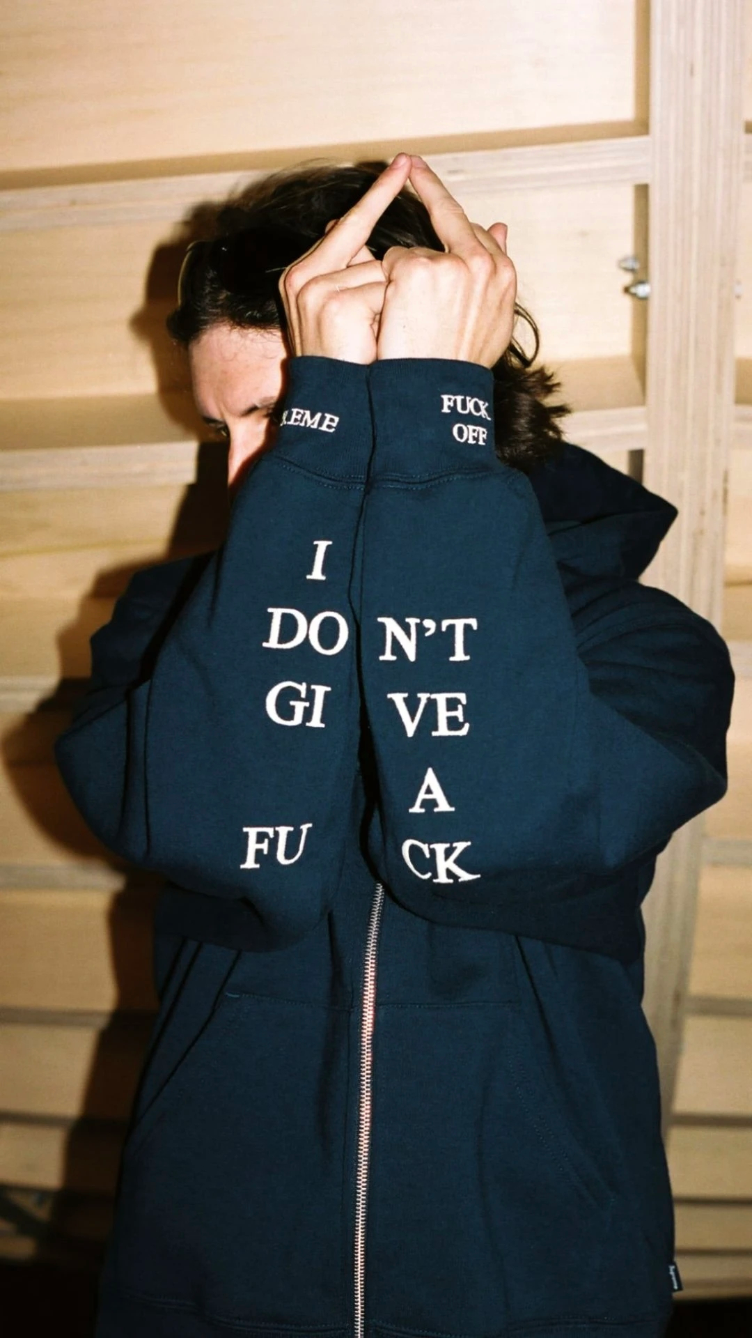 Box Logo Zipper Hoodie